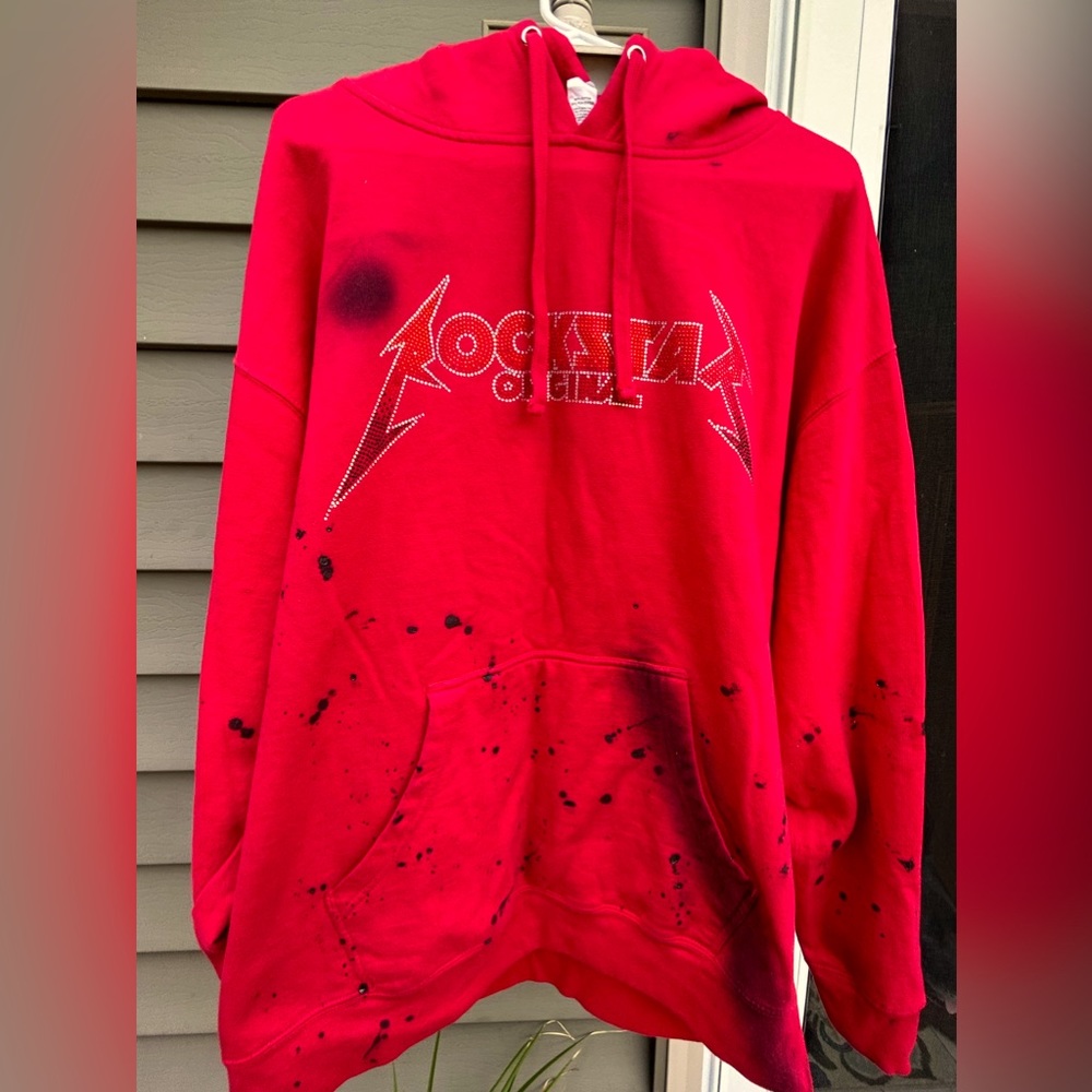 Mens Red Rockstar Original Sweatshirt - XL